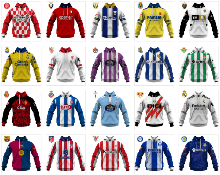 La Liga Collection Jersey – Wear the Passion of Spanish Football